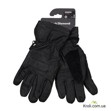 Рукавички чоловічі Black Diamond Kingpin Gloves, Black, р.S (BD 801422.BLAK-S)