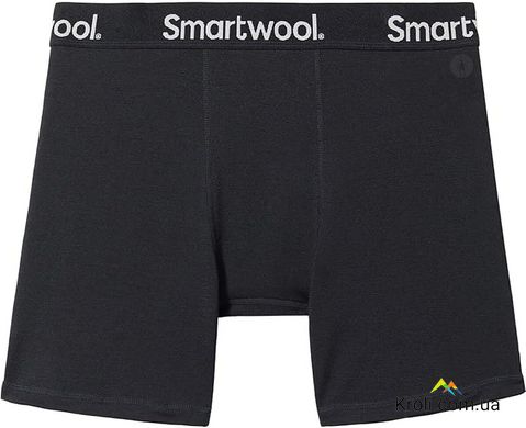 Труси чоловічі Smartwool Men's Active Boxer Brief Boxed, Black, L (SW SW016996.001-L)