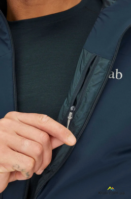 Куртка чоловіча мембранна Rab Xenair Alpine Light Jacket, Tempest Blue, L (RB QIP-17-TMB-LRG)