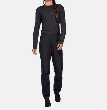 Штани жіночі мембранні Black Diamond Liquid Point Pants, L - Black (BD 741001.0002-L)