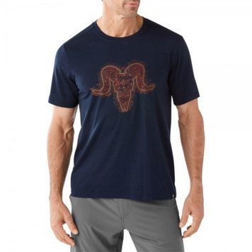 Футболка мужская Smartwool Men's Merino 150 Aires Tee, Deep Navy, M (SW 16078.092-M)
