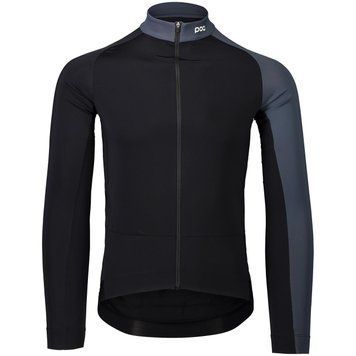 Велоджерси с длинным рукавом POC Essential Road Mid LS Jersey, Uranium Black/Sylvanite Grey, L (PC 582108288LRG1)