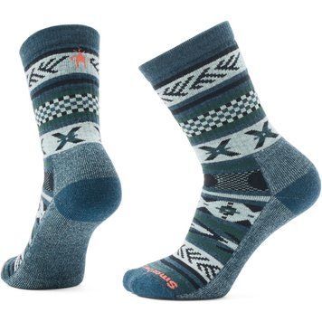 Носки мужские Smartwool Everyday Cabin Games Crew, Twilight Blue, 38-41 (M) (SW SW002511.G74-M)