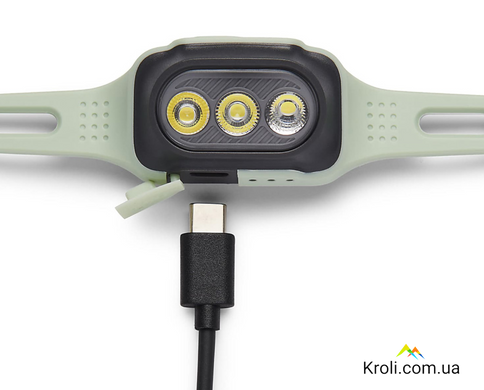 Фонарь налобный Black Diamond Deploy Run Light, 325 люмен, Foam Green (BD 6206933041ALL1)