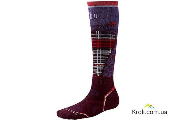 Термошкарпетки Smartwool Women's Phd Ski Medium Patterned Socks L, Aubergine