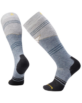 Носки мужские Smartwool Snowboard Full Cushion Mountain Geo Pattern OTC, Pewter Blue, 42-45 (L) (SW SW002156.L88-L)