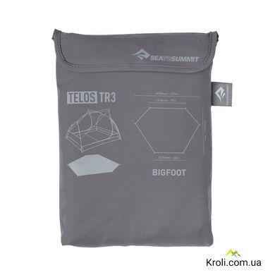 Пол для намету Sea to Summit Telos TR3 Bigfoot Groundsheet, Charcoal (STS ATS6040-05180503)