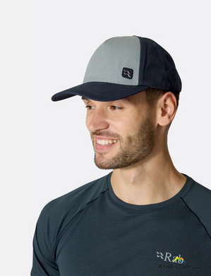 Кепка Rab Calet Embroidery Cap, Anthracite/Light Zinc, One Size (RB QAB-61-ALZ-ONE)