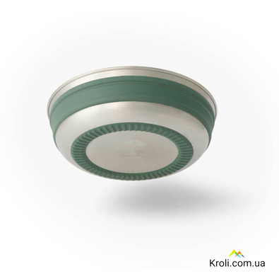 Миска складана Sea to Summit Detour Stainless Steel Collapsible Bowl, Laurel Wreath Green, M (STS ACK039011-052004)