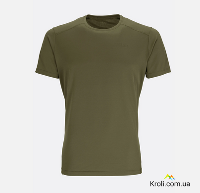 Футболка чоловіча Rab Force Tee, Olive, М (RB QBL-05-OLV-MED)