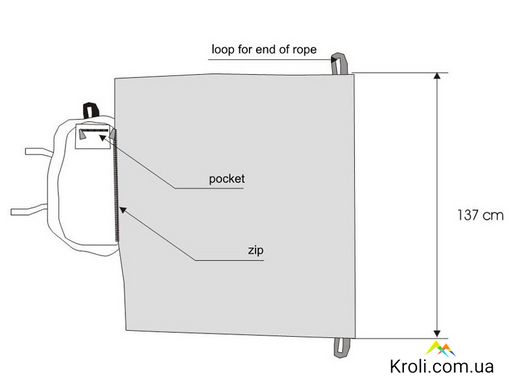 Мешок для верёвки Singing Rock Rope bag (SR C0001.BB-XX)