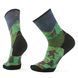 Термоноски мужские Smartwool Trail Run Targeted Cushion Neature Print Crew, Twilight Blue, 46-49 (XL) (SW SW002693.G74-XL)