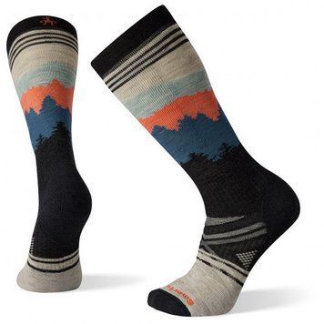 Шкарпетки чоловічі Smartwool Performance Ski Full Cushion Alpenglow Pattern, Ash/Charcoal, 42-45 (SW SW001285.H85-L)