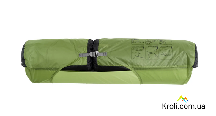 Палатка одноместная Alto TR1 Plus, Fabric Inner, Sil/PeU, Green (ATS2039-02160402)