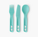 Набір столових приборів Sea to Summit Passage Cutlery Set, 3 Piece, Aqua Sea Blue (STS ACK035021-120207)