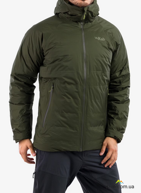 Куртка мужская зимняя мембрання Rab Valiance Jacket куртка чоловіча, Army, L (RB QDB-49-ARM-LRG)
