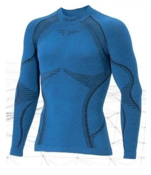 Термофутболка с длинным рукавом мужская Accapi Ergowool, XL/XXL, Синий (Blue/Black)(ACC WА701.4099-X2X)