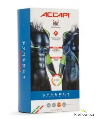 Термофутболка з довгим рукавом чоловіча Accapi Synergy, Black/Lemon, XL/XXL (ACC EA401.920-X2X)