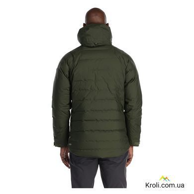 Куртка мужская зимняя мембрання Rab Valiance Jacket куртка чоловіча, Army, L (RB QDB-49-ARM-LRG)
