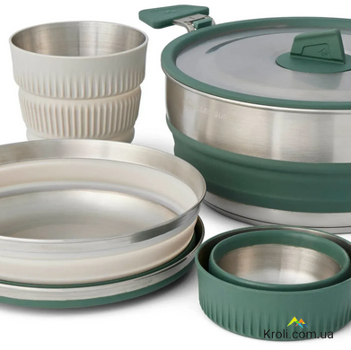 Набір посуду Sea to Summit Detour Stainless Steel One Pot Cook Set w/Sack з чохлом, на 2 персони (STS ACK026031-122111)