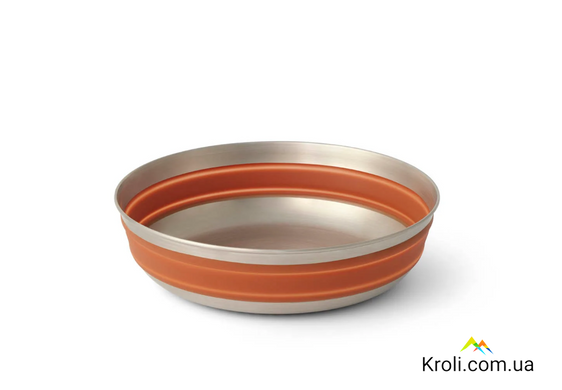 Миска складана Sea to Summit Detour Stainless Steel Collapsible Bowl, Bombay Brown, L (STS ACK039011-060307)
