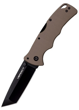 Нож складной Cold Steel 3" Verdict, Tanto, AUS10A, FDE (CST CS-FL-C3T10AFDE)