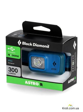 Фонарь налобный Black Diamond Astro, 300-R люмен, Azul (BD 6206784004ALL1)