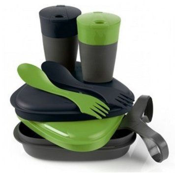 Набір посуду Light My Fire Pack'n Eat Kit Green / Black