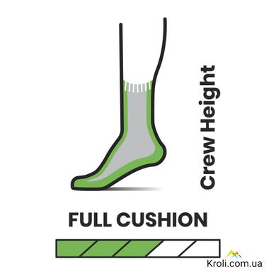 Шкарпетки чоловічі Smartwool Classic Hike Full Cushion Crew, Medium Gray, XL (46-49) (SW SW013000.052-XL)