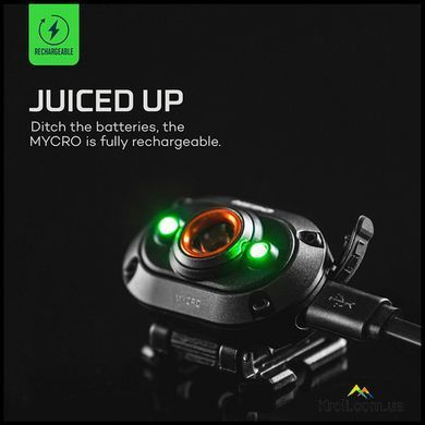 Фонарь налобный Nebo Mycro Headlamp& Cap Light 150 люмен (NB NEB-HLP-0011-G)
