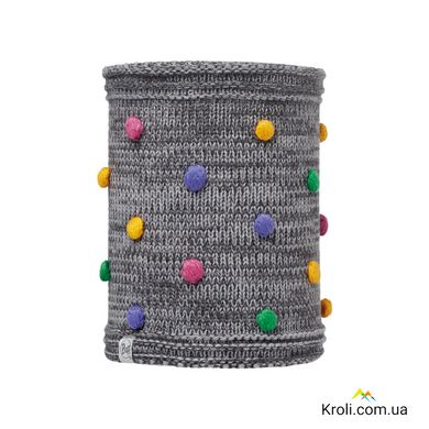 Пов'язка на шию Buff Child Neckwarmer Knitted and Polar Odell Grey Vigore / Grey Vigore дитяча (BU 113446.930.10.00)