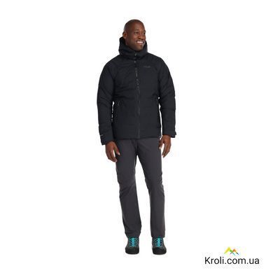 Куртка мужская зимняя мембрання Rab Valiance Jacket куртка чоловіча, Black, M (RB QDB-49-BLK-MED)