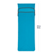Вкладыш в спальник Sea to Summit Breeze Sleeping Bag Liner, Insect Shield - Rectangular w/ Pillow Sleeve, Turkish Tile Blue (STS ASL031081-251608)