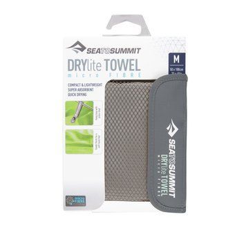 Рушник Sea to Summit DryLite Towel M (50х100 см) Grey (STS ADRYAMGY)