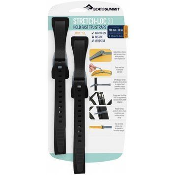 Набор стяжек Sea to Summit Stretch-Loc 30 20mm x 750mm 2 Pack Black (STS ATD2079-06070120)