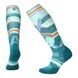 Термошкарпетки Smartwool Women's PhD Ski Medium Pattern Socks Mediterranean Green S (SW B01002.A19-S)