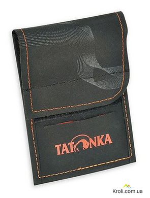 Кошелек Tatonka HY Neck Wallet, Black/Orange (TAT 2883.349)