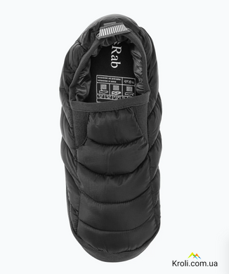Чуні туристичні Rab Cirrus Hut Slipper, Black, 36-37 (XS) (RB QAJ-05-BLK-XSM)