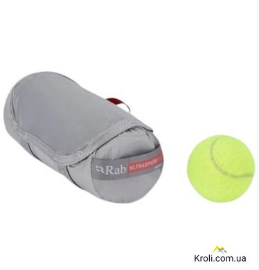 Килимок надувний Rab Ultrasphere 1.5, 196x64x8 см, Dark Pewter, Long Wide (RB QMA-07-DPW-LNG-WDE)