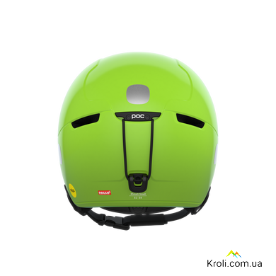 Дитячий лижний шолом POC Pocito Obex MIPS, флуоресцентний жовтий / зелений, XXS (ПК 104748234xxs1)