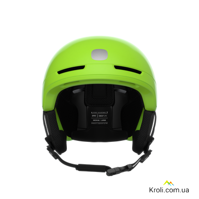 Дитячий лижний шолом POC Pocito Obex MIPS, флуоресцентний жовтий / зелений, XXS (ПК 104748234xxs1)