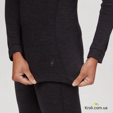 Термокофта женская Smartwool Women's Merino 250 Baselayer Crew Boxed, Charcoal Heather, р.XS (SW SW016370.010-XS)
