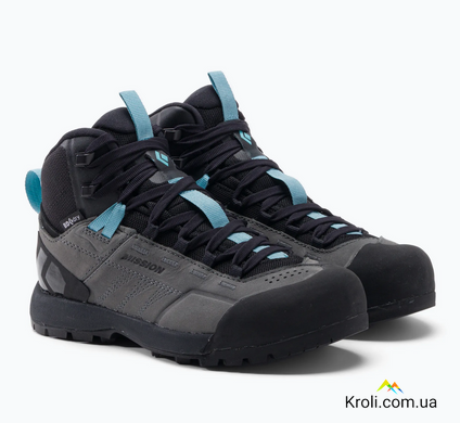 Черевики жіночі Black Diamond W Mission LTHR MD WP, Steel Grey/Costal Blue, 40 (9) (BD 58002793750901)