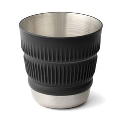 Чашка складная Sea to Summit Detour Stainless Steel Collapsible Mug, Beluga Black (STS ACK039031-050101)