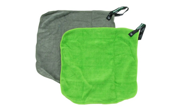 Набор полотенец из микрофибры Sea to Summi Tek Towel 2 WashCloths, XXS - 30х30см, Eucalypt/Lime (STS ATTWCEGLI)