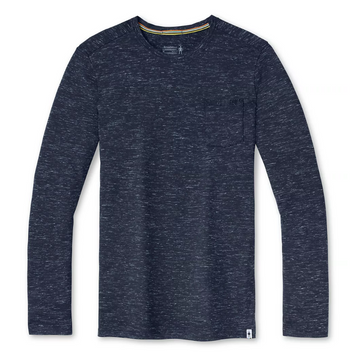 Термокофта мужская Smartwool Men's Everyday Exploration Merino Long Sleeve Pocket Tee, Medium Gray Heather, M (SW SW016459.084-M)