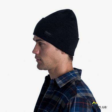 Тепла зимова шапка Buff Knitted Hat Niels Black (BU 126457.999.10.00)