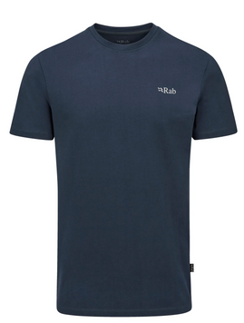 Футболка мужская Rab Basecamp 3 Peaks Tee, Tempest Blue, M (RB QCC-05-TMB-MED)