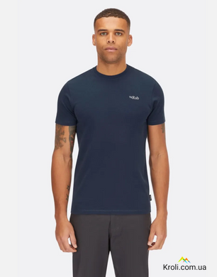 Футболка чоловіча Rab Basecamp 3 Peaks Tee, Tempest Blue, M (RB QCC-05-TMB-MED)