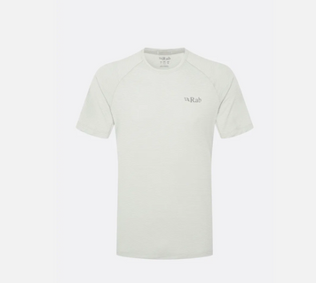 Футболка чоловіча Rab Sonic Tee, Light Zinc, M (RB QBL-01-LZN-MED)